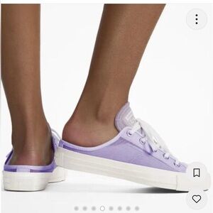 CONVERTIBLE Lavender Converse Shoes
